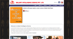 Desktop Screenshot of gallantintelligence.com